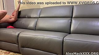 White Boy Pounds Hot Brunette Milf in Deepthroat and Blowjob Behind the Scenes.