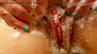 50 Plus Wife Shows Natural Tit Hangers And Washes Pussy In Shower