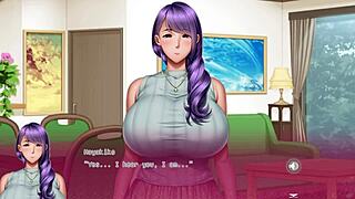 hentai milf with big tits gets creampie in anime