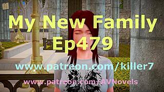 My new family features redhead milf and teen in erotic game