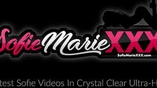 Sofie Marie fucked in ebony threesome