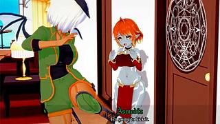 Hospital themed hentai with Nurse cosplay and see big tits