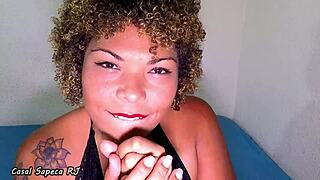 Guided Handjob with Grazy Sapeca Exploding in Cumshot