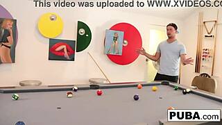 Steamy pool play with Van's manhood gets the adult Brand involved
