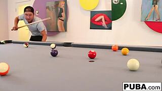 Brooke Brand, Sexy Billiards With Van's Balls - Watch Now!