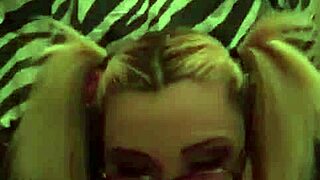 i gived my sexy milf bookworm a blowjob in pov with pigtails