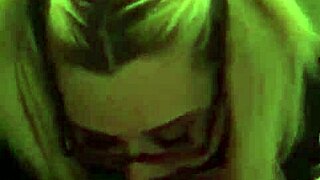 i gived my sexy milf bookworm a blowjob in pov with pigtails