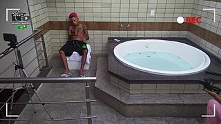 Making of Experienced Cougar Doing Scene with Tattooed Young Guy with Big Cock: Wallif Santos Complete on XVideos Red