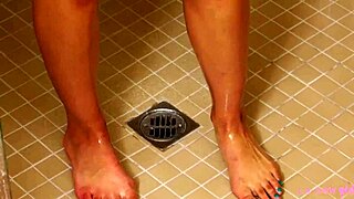 She is a reserved, a dark haired, voluminous lock bhing, bathing