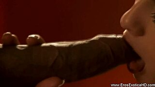 blonde babe gives handjob