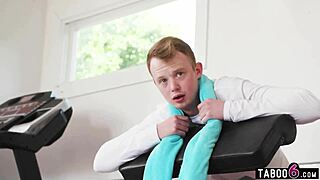 Young Guy's Hot MILF Trainer Katrina Colt Excites Him