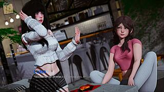 Anime3d mature mom's sensual encounter