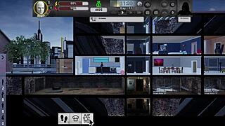 Curvy mature gives blowjob in survival episode