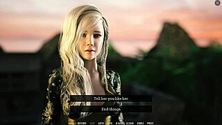 Hentai inspired PC game 3some action of Three mature women loving each other