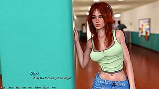 A big cocked cartoon: In Being a Dik 07, we meet a hot rich girl