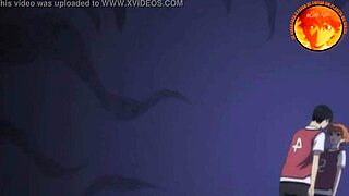 In this hentai anime, does the milf handle alien monster spitroast in ass with cuckold screaming?