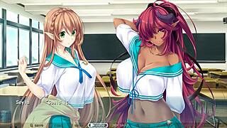 MILF maid's big tits and milk fetish in anime