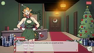 3D animated game featuring naughty elf and Santa's wife