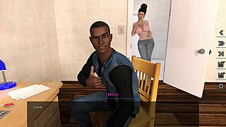 3D computer graphics anime with big tits and anal sex