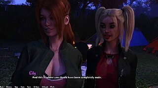 lake date with cute girl in 3d game outfit