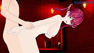 Pekora Mommy Pekomama And Houshou Marine Have Intense Sex In Hololive Vtuber Hentai