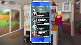 American girlfriend in bikini in Life in Woodchester game