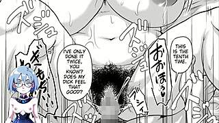 i'm a japanese milf getting dominated in a 3d anime game.