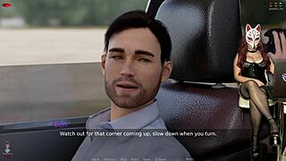 i am ms denvers in ep 55 wearing stockings and see through bra