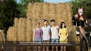 i am ms denvers in ep 55 wearing stockings and see through bra