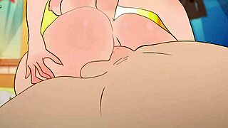 Bold hentai parody assembles minecraft ender fucking alex steve in dragon ball style