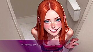 Public toilet tryst for horny wife and cheating husband