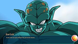 Naked Bulma Licks Maron's Pussy As Garlic Jr Fucks Her