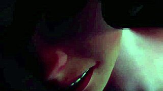 milf 3d hentai with short hair green shirt big chest shorts and thong in bedroom.