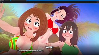 3D animated hentai featuring mature women and big tits