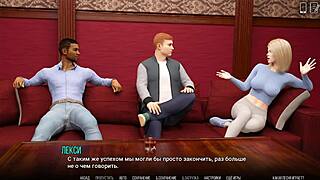 wild cartoon gameplay with rough hairy girlfriend in university of problems 20