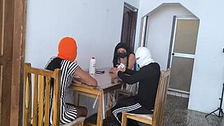 Did my best friend lose the bet? Now she fucks the winner!