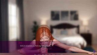 3D animated porn featuring Mila Ai's deepthroat skills