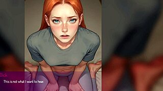 horny wife teases lover on video call in steamy 3d hentai animation with mila ai