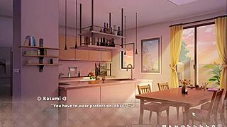 Summer Clover Harem Hentai Ep 14 Wild Kitchen Sex with Big Sister