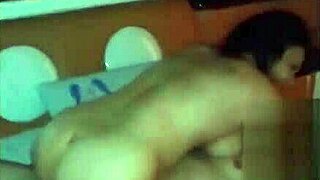 Damn, two studs taking turns on Karina's married slit!