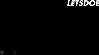 Bonni Gee's big tits milf deepthroats and gags before juicy pussy fucking in full scene