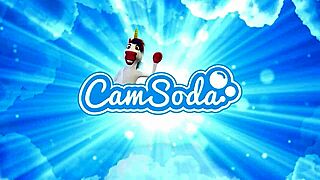 Camsoda Blonde Milf Squirts Hard from Intense Nipple Play on Webcam