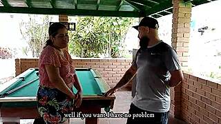 latina landlord bangs tenant with wild passion