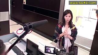 Beautiful Jav actress Asami has amazing big cans and gives great oral sex in this movie