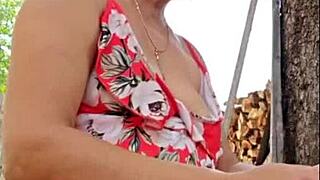 Hot blonde masturbating in her room.