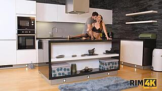 hubby forgot cash, so i paid the handyman with hot kitchen sex