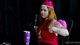 Isadora Closel swings wild with Tiffany and Raphaela in public