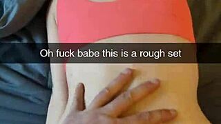 cheating yoga milf snaps fitness instructor for creampie on snapchat