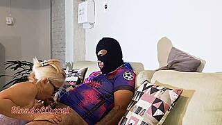 Slutty Blonde Milf Wants More Cum in Her Mouth