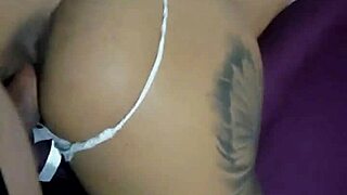 Colombian milf rides rookie's monster cock in hot pov foreplay. Ebony ass and tits bounce hard.